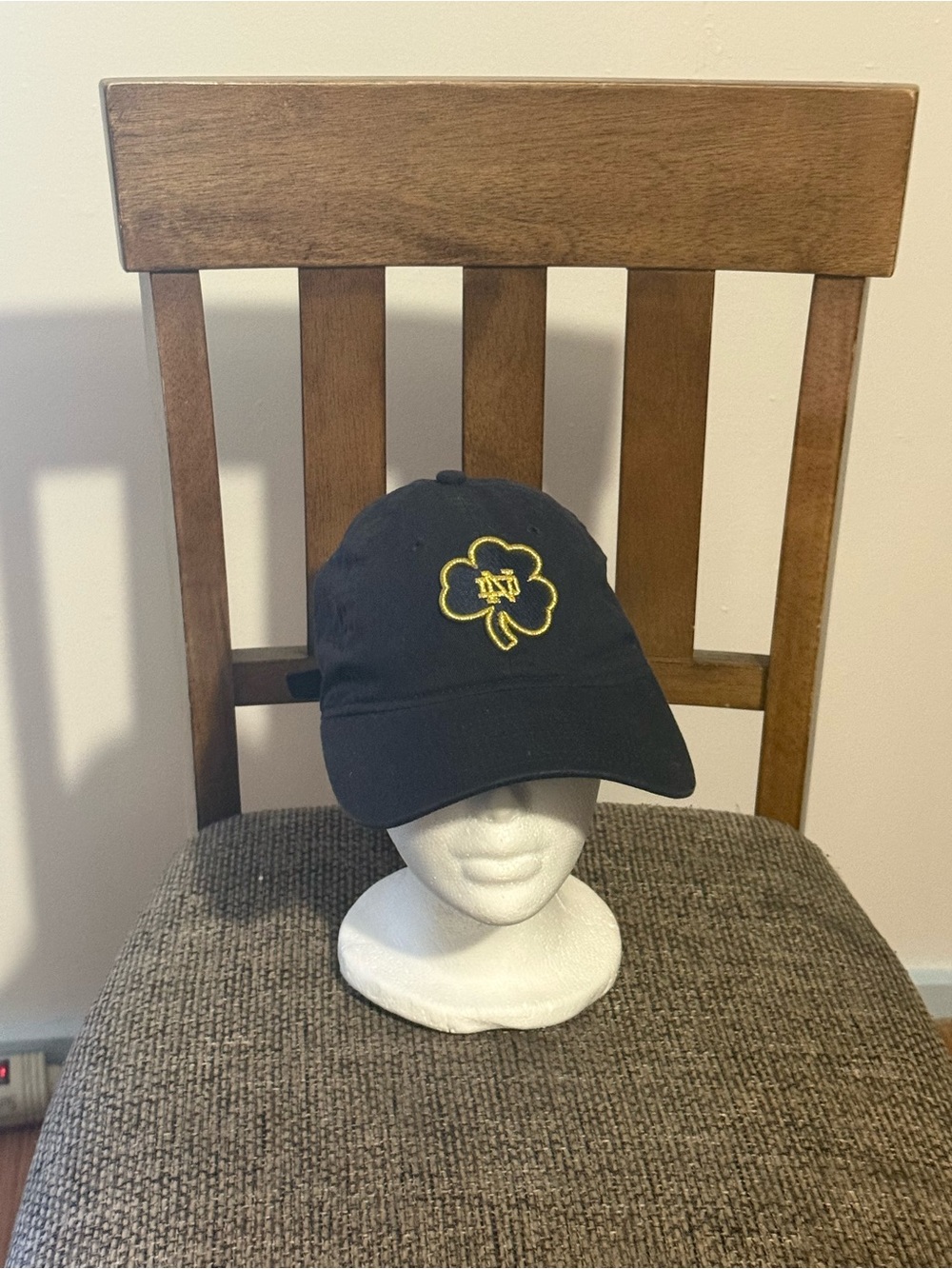 New Era Notre Dame Blue  Clover Embroidered Hat
